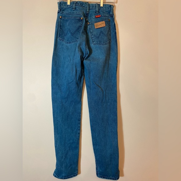 Blue Wash Straight Jeans - Picture 4 of 5